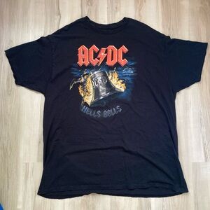 AC/DC Black Cotton T-Shirt
